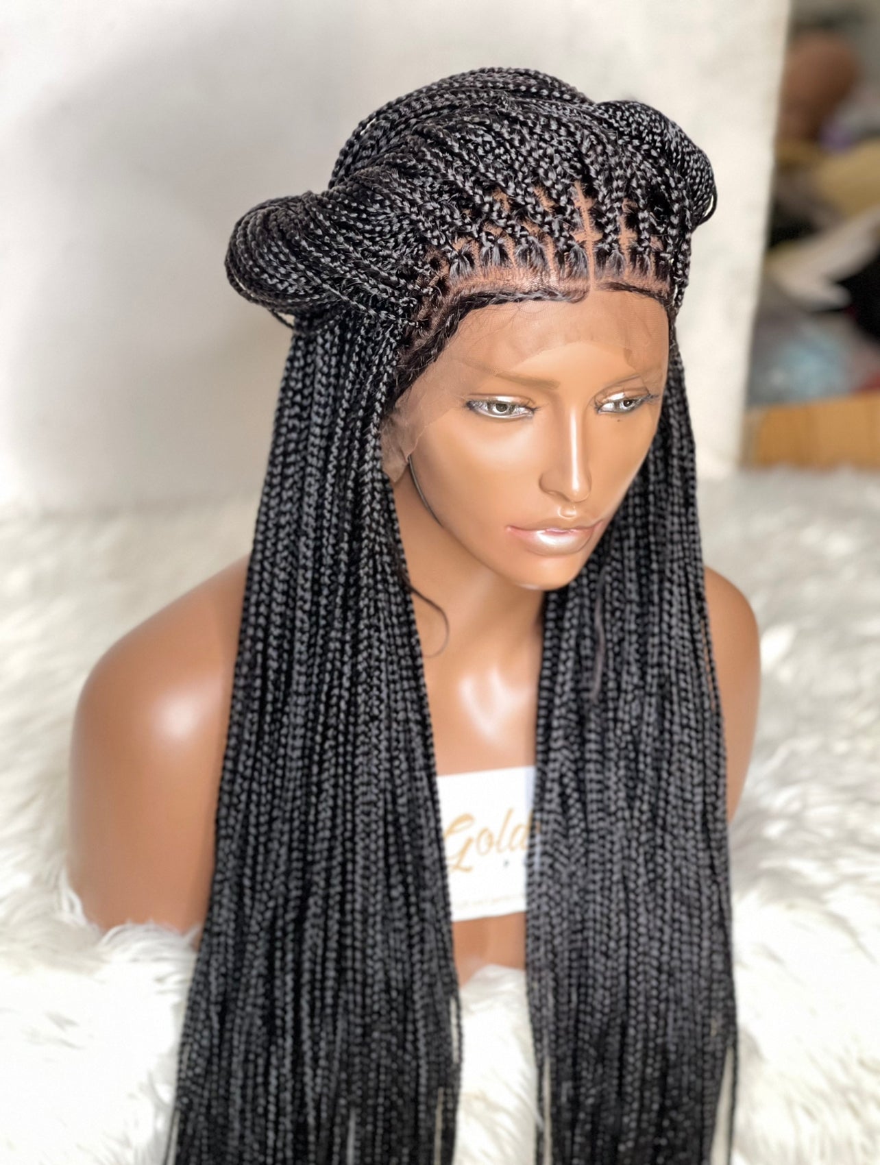 Knotless Braided Wig – Goldiluxe Place
