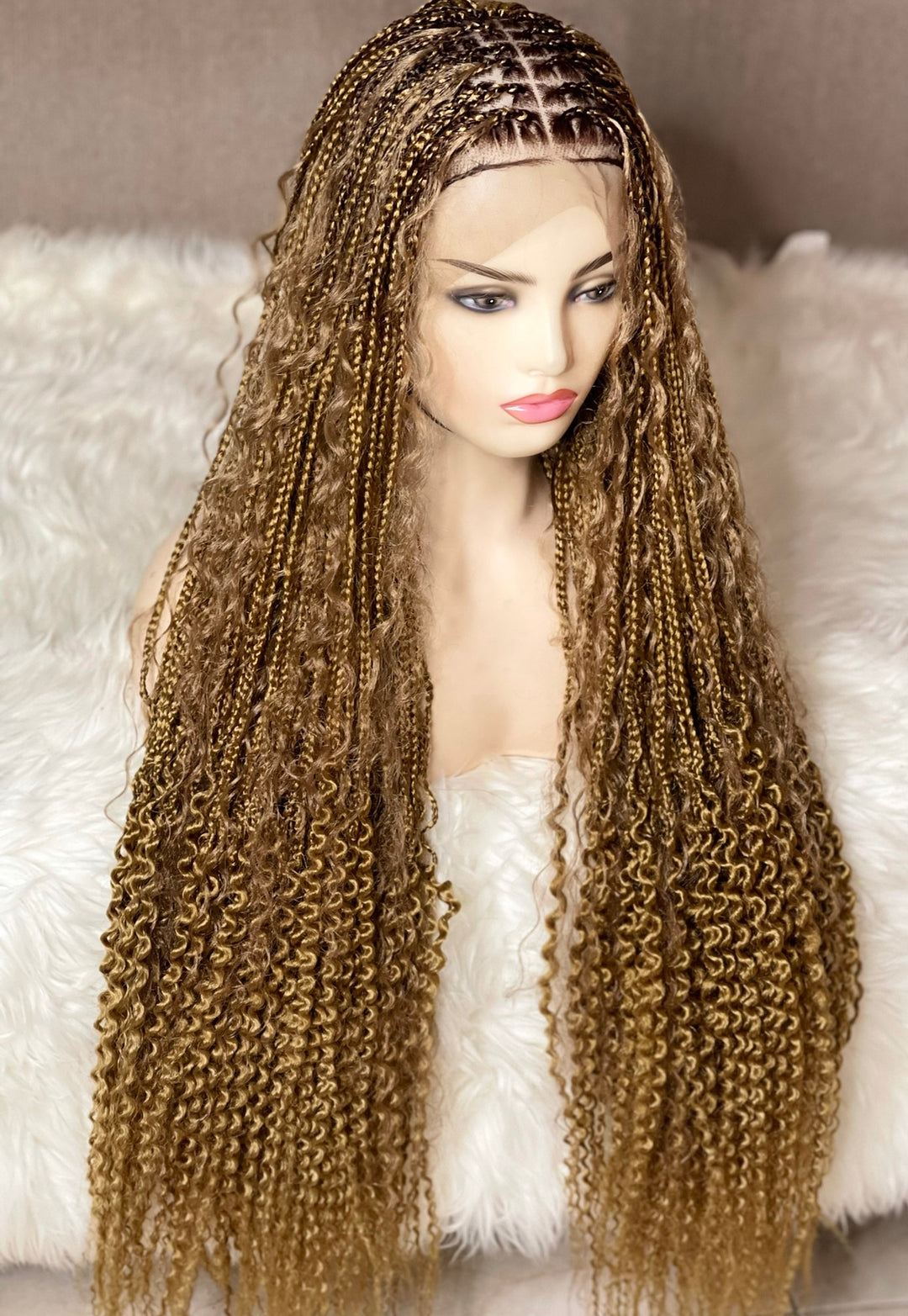 Knotless goddess braids outlet wig